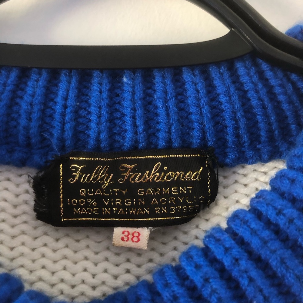 Vintage Fully Fashioned Knit Cardigan 100% Virgin Acrylic | Size 38 - Picture 2 of 6
